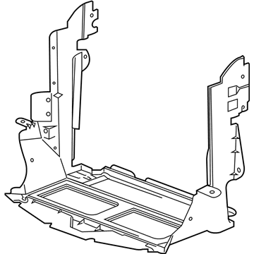 GM 84388316 Baffle Assembly, Rad Air Lwr