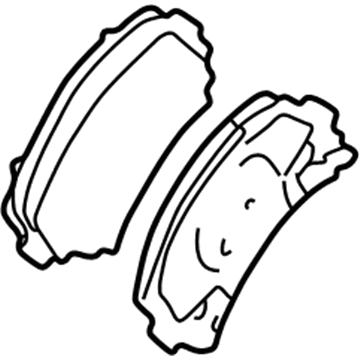 1994 Cadillac Deville Brake Pad - 19242607