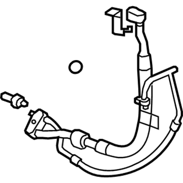 Saturn A/C Hose - 19130410