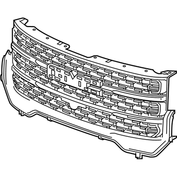 GM 84818781 Grille Assembly, Front *Bright Chromm