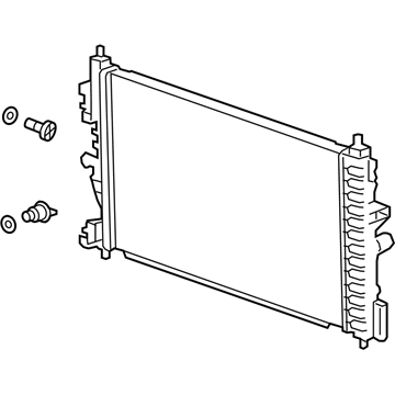 2015 Chevrolet Cruze Radiator - 39074661