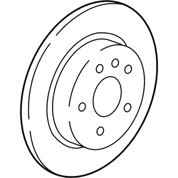 2019 Buick Cascada Brake Disc - 13502137