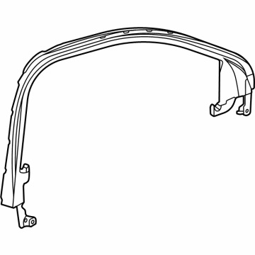 GM 42761144 MOLDING ASM-FRT S/D WDO GARN