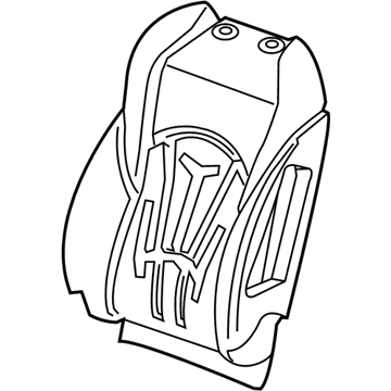 GM 26260830 Cover Assembly, F/Seat Bk *Shale