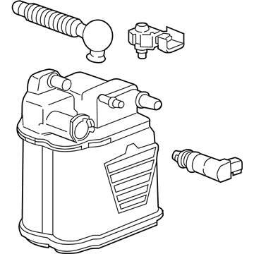 2018 Chevrolet Sonic Vapor Canister - 42784330