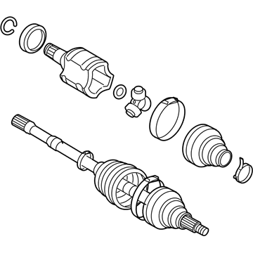 Pontiac Vibe Axle Shaft - 19183729