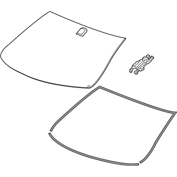 GM 84184889 Windshield Asm