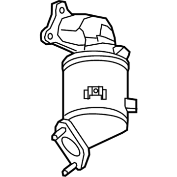 GM 84131556 Warm Up 3Way Catalytic Convertor Assembly (W/ Exhaust Pip