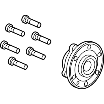 GM 13536045 Hub Assembly, Front Whl