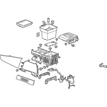 GM Center Console Base - 23268287