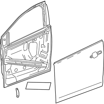 GM 84025420 Door Assembly, Front Side (Lh)