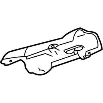 GM 20971705 Insulator Assembly, Exhaust Heat Shield (At Intermediate Floor P