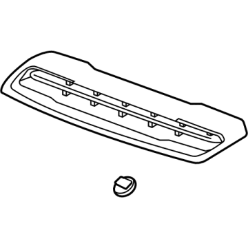 GM 84221738 Vent Assembly, Hood Ornamentation *Ex Brt Chromm