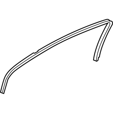 GM 20856458 Weatherstrip Assembly, Rear Side Door Window Inner