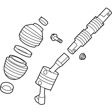 2019 Chevrolet Silverado Steering Shaft - 85153846