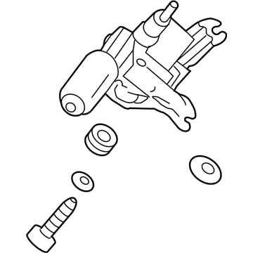 Cadillac CTS Wiper Motor - 20897463