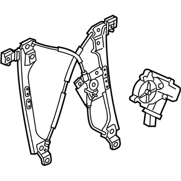 2017 Cadillac XT5 Window Regulator - 84631515