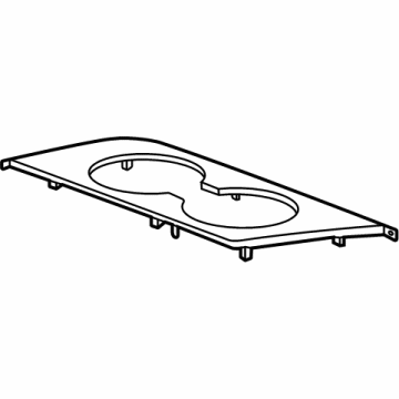 GM 84919726 PLATE ASM-F/FLR CNSL TR *PAPER WOOD