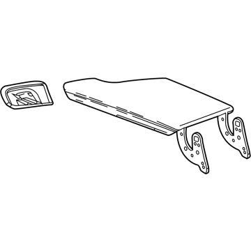 GM 87860978 ARMREST ASM-F/FLR CNSL *BACKEN BLACKK