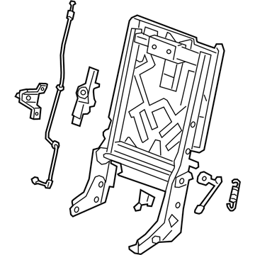 GM 85527433 FRAME ASM-R/SEAT BK