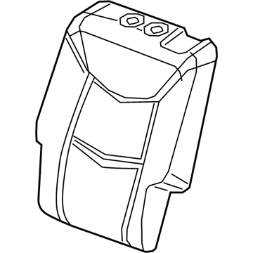 GM 84560953 Cover Assembly, R/Seat Bk *Bittersweet