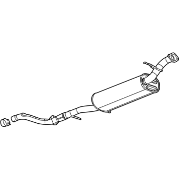 2009 Hummer H3T Exhaust Pipe - 94738538