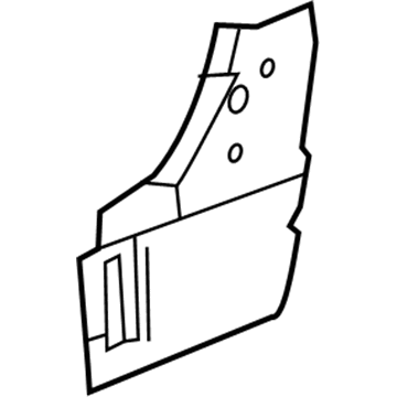 GM 22999975 Extension, Quarter Inner Panel