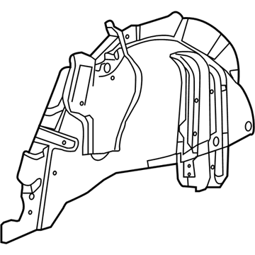 GM 84473364 Panel Assembly, Rear W/H Inr