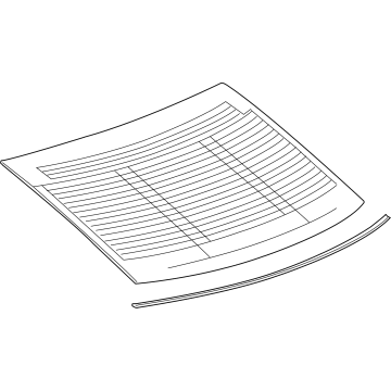 GM 84895445 Window Assembly, Rear