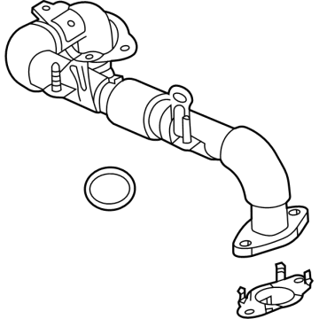 GM 40009194 PIPE ASM -EGR CLR OTLT