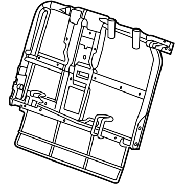 GM 22773423 Frame,Rear Seat Back