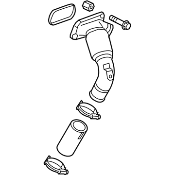 GM 12672019 Tube Assembly, Charging Air Cooler Inlet Air