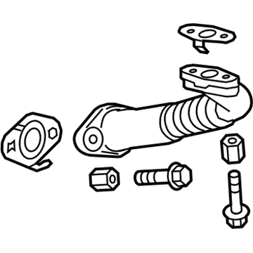 GM 12639866 Pipe Assembly, Turbo Oil Return (Lh)