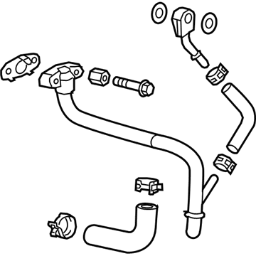 2015 Cadillac XTS Coolant Pipe - 12615958