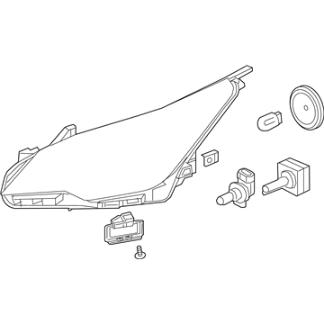 GM 84109278 Headlamp Assembly