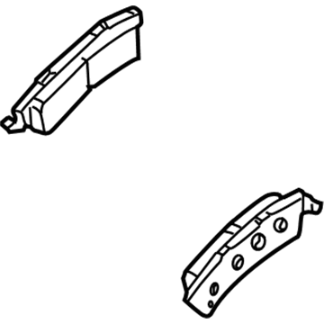 2004 Oldsmobile Bravada Brake Pad - 88967051