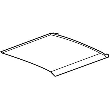 GM 84175476 Sunshade Assembly, Sun Rf *Lt Wheat