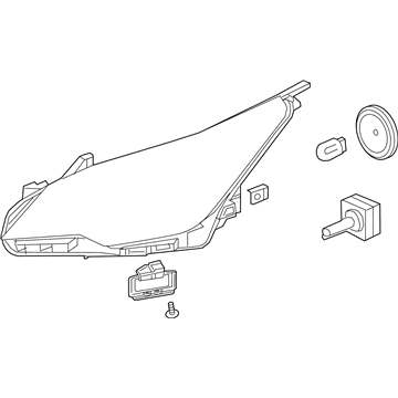 GM 84486950 Headlamp Assembly, Front