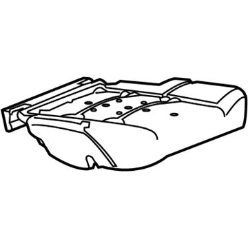 GM 23470752 Pad, Rear Seat Cushion