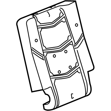 GM 23470760 Pad, Rear Seat Back