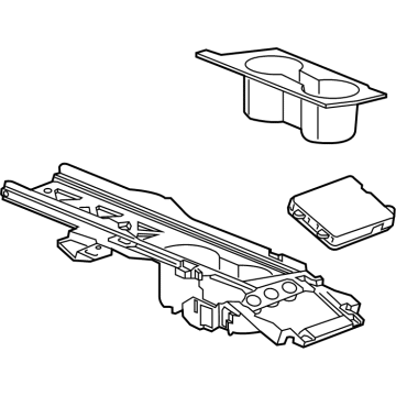 GM 84984544 Holder Assembly, F/Flr Cnsl *Titanium