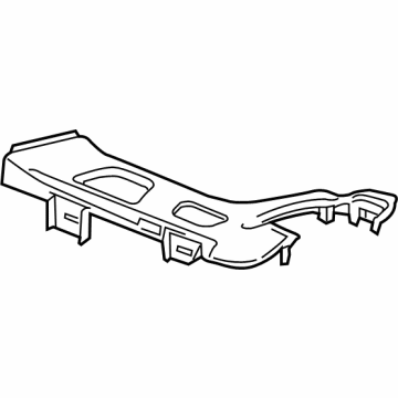 GM 84869428 Plate Assembly, F/Flr Cnsl Tr *Black