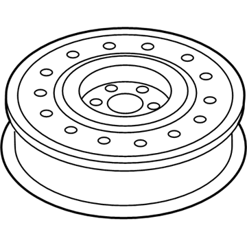 GM 9597626 Wheel Rim Assembly, 17X4.5 55Mm Outside 120X6Xm14 Bellcrank