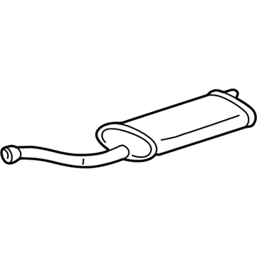 1998 Chevrolet C1500 Exhaust Pipe - 15735464