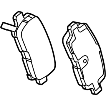 2013 Chevrolet Malibu Brake Pad - 85143526