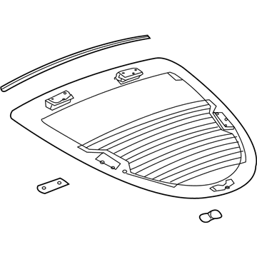 GM 20823455 Window Assembly, Rear Compartment Lift