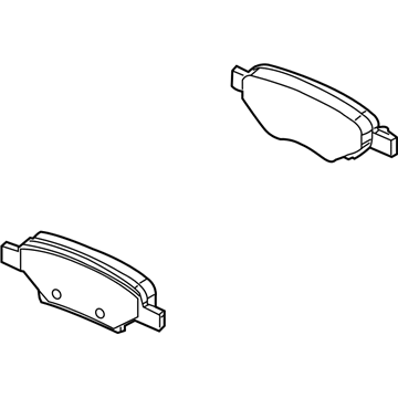 GM 13408579 Pad Kit, Rear Disc Brake