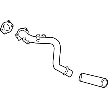 2017 Chevrolet Silverado EGR Tube - 12696173