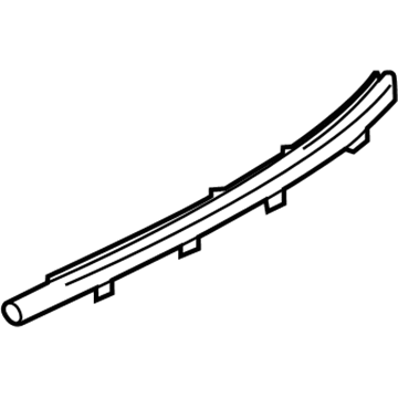 GM 23366285 Molding Assembly, Rear Side Door Window Belt Reveal