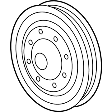 2019 Cadillac CT6 Water Pump Pulley - 12671045